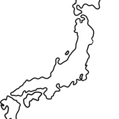 HDPE79.jpg Fichier STL gratuit Carte du japon・Objet à télécharger et à imprimer en 3D