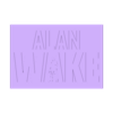 Alan Wake Inlay 1.stl Alan Wake lamp