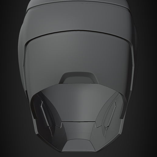 Mk50HelmetBackBase.png Casco Iron Man mk 50 para Cosplay