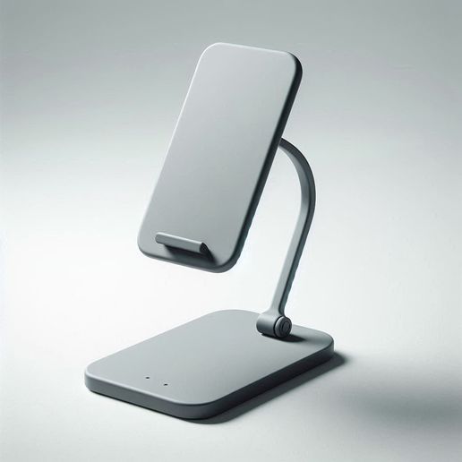 📞 Modern Mobile Phone Holder 3D Print Sleek Minimalist Stand Desk