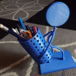 Stickman_1.jpg 3D-Datei Stickman Bin/Organizer kostenlos・3D-Drucker-Modell zum herunterladen