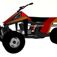 6.png ATV CAR TRAIN RAIL FOUR CYCLE MOTORCYCLE VEHICLE ROAD 3D MODEL 6