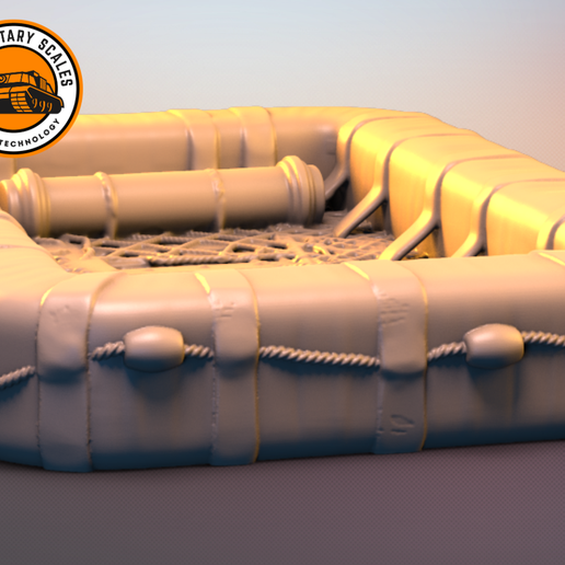 👽 Life raft #2・ STL File for ・Cults