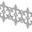 F-M-3-05.JPG Floral scroll pattern relief strip