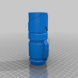 Lightsaber_lowermiddle.png Free 3D file High Republic Inspired Lightsaber With Fold Out Triple Crossguard・3D printer model to download, Velocisniper