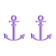 ancre modif 2.stl earring marine anchor