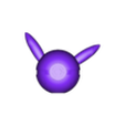 pikachu_pokeball.stl Pokemon Pikachu Pokeball