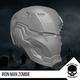10.png Iron Man Zombie Head for 6 inch action figures