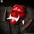 247872721_10226953713927904_1364378696637226655_n.jpg Aragami 2 Mask - Oni Devil Mask - Halloween Cosplay