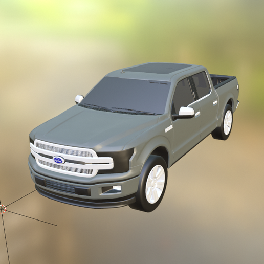 Ford F-150 Lariat Super Crew 2018 3D model