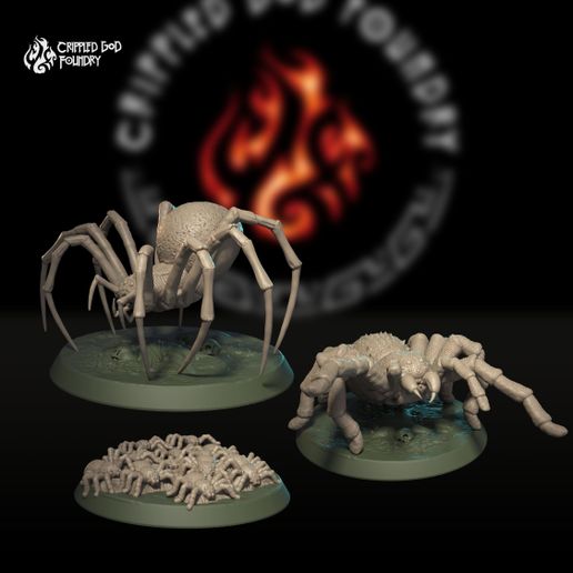GiantSpiders_Swarm.jpg Paquete de arañas gigantes