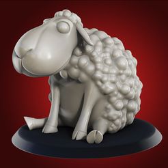 preview_01.jpg Archivo STL Ovejas・Diseño de impresora 3D para descargar