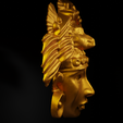 7.png Aztec Cosplay Face Mask 3D print model