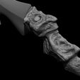 04.jpg 3D PRINTABLE SHAMAN PREDATOR DAGGER KNIFE AND SKULL