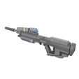 4.png MA37 Assault Rifle - Halo - Printable 3d model - STL + CAD bundle - Commercial Use