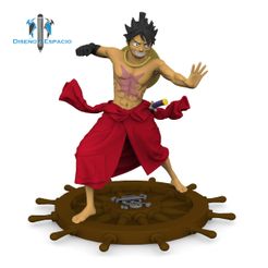 untitled.228.jpg 3D-Datei Monkey D. Luffy - Samurai-Ausrüstung・3D-druckbares Modell zum herunterladen