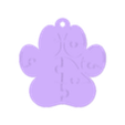 Puzzle_Paw_Base.stl Puzzle Paw Anahtarlık