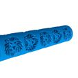 556454545.jpg Lion clay Roller stl file / clay Rolling Pin stl, animals clay cutter printer