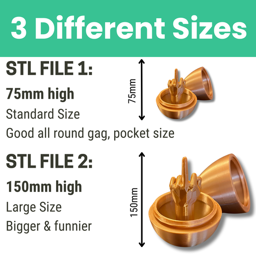 Middle-Finger-Up-Yours-Easter-Egg-Surprise-3-Different-Sizes-STL-Print-File-Standard-and-Medium.png Middle Finger Up Yours Easter Egg STL File - 3 Sizes - Prank Gift