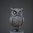 4.png Steampunk Mechanical Owl