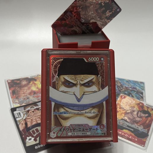 One Piece Poneglyph Deck Box with Leader Display 3D model