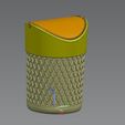 doese_880_B001.jpg TABLE WASTE GARBAGE CAN IN NOBLE SPIRAL DESIGN
