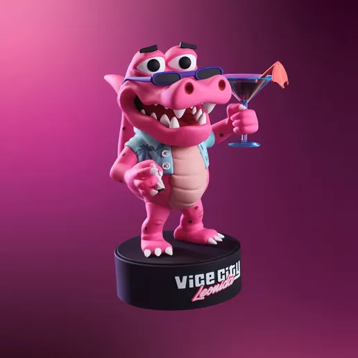 Macca The Gator - GTA 6 Vice City VI Printable