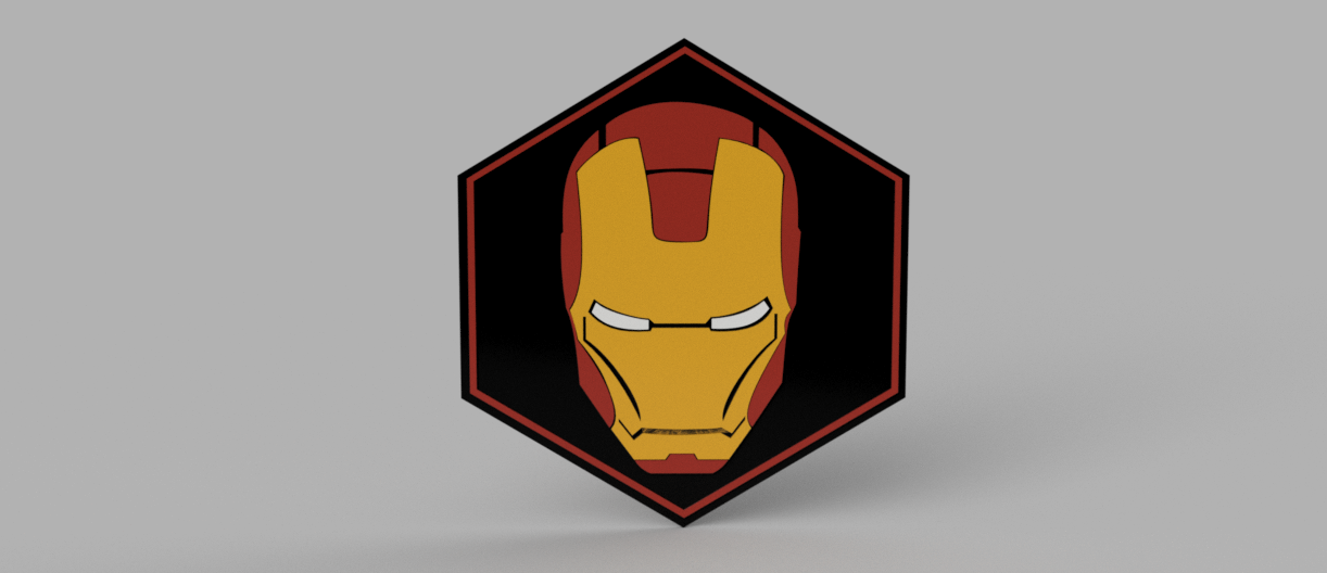 free stl file ironman plate 3d printing design to download cults