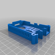 rasp_pi_3_top_with_DSI.png RaspiPi 3(B/B+) Dual 30mm Fan Case with Pi-Cam and DSI Display Mounts