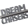 DC-100mm-ornament-09.jpg Dream chasers onlay relief 3D print model