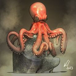 poulpedesign.jpg STL-Datei Krake・3D-druckbares Modell zum herunterladen