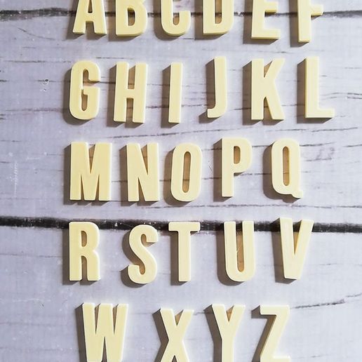 ABECEDARIO-FOTO2.jpg Simple uppercase alphabet- Abecedario mayuscula sencilla