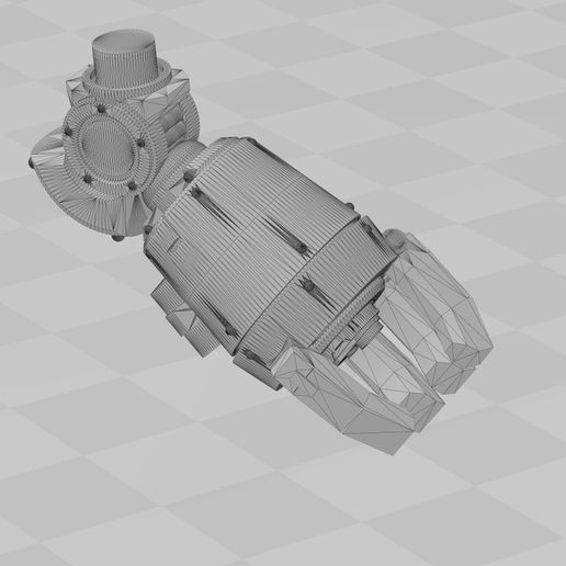 THE PLASMA CLAW FOR contemptuous  DREADNOUGHT 3D model