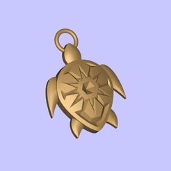 783d80171de4adce727284d2cc1c7a37_display_large.jpg Fichier STL gratuit porte-clés tortue・Objet à télécharger et à imprimer en 3D