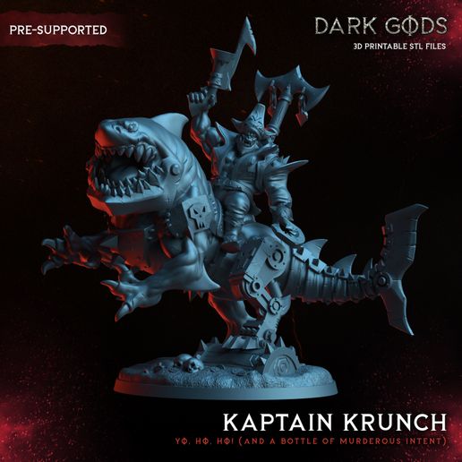 KAP_KRUNCH2.jpg -Datei Kaptain Krunch - Dunkle Götter - Vorgestützt herunterladen • 3D-druckbare Vorlage, DarkGods