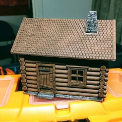 IMG_20170503_232402.jpg STL-Datei Log cabin・Modell für 3D-Drucker zum Herunterladen