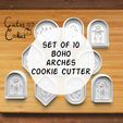 Set-1.jpg Boho Arches cookie cutter set 0415
