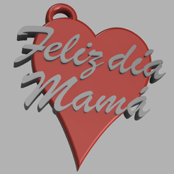 mamá.png Файл STL Мамино сердце・Модель для печати в 3D скачать