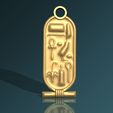 Cartouch-Egyptian-Jewelry-01.jpg Firavun Kartuşlu Mısır Takı Kolye Ucu