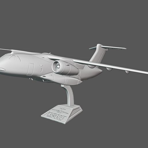 EMBRAER KC-390 1:100スケールモデル Embraer KC-390 Static Micro Die-Cast ABS Model: Educational