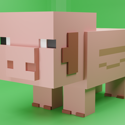 CERDO.png Minecraft pig piggy bank.