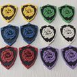 schilde.jpg BRW / BRWR - Black Rose Wars Shield Token