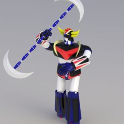 rendering.jpg STL file Grendizer - Goldrake・3D print design to download
