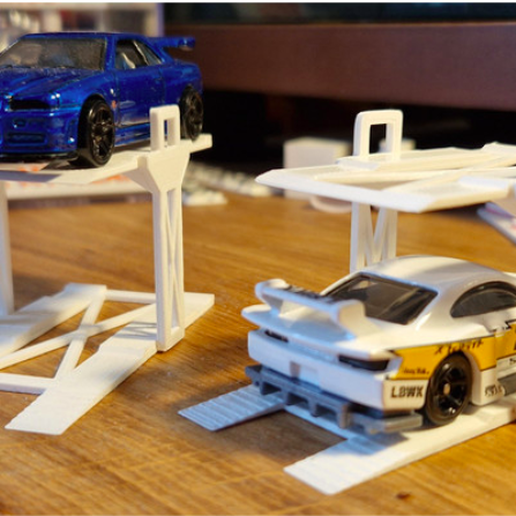 Hot Wheels car elevator 3D model