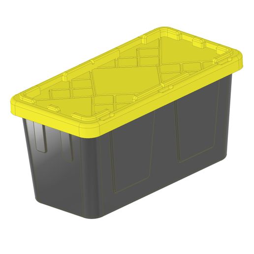 📦 Storage box / Storage tote in 1/24 scale・ STL File for 3D printing・Cults