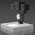 APPLE-WATCH_WITHER.jpg Suporte Dock Station Apple Watch Wither MInecraft