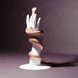 SnakeHand02.png Jewelry Holder : Snake Hand