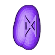 Daeg Runestone.stl STL file Anglo-Saxon Furthorc Rune Set・3D printable model to download