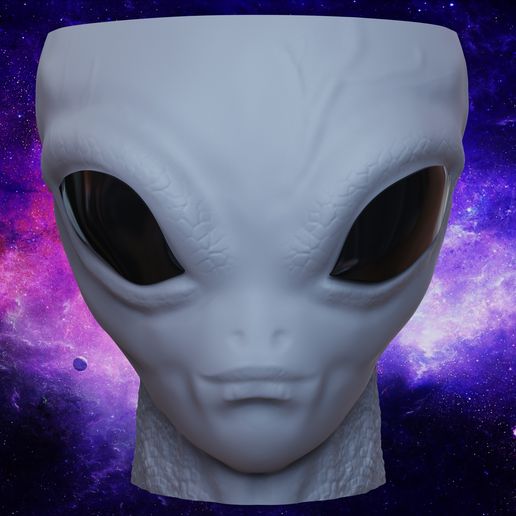 alien-plant_pot1.1423.jpg Alien Halloween Decoration, Plant Pot, Flowerpot, Bowl, Vase