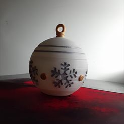Polish_20221214_181531599.jpg STL file candy bowl Christmas bulb・3D print design to download